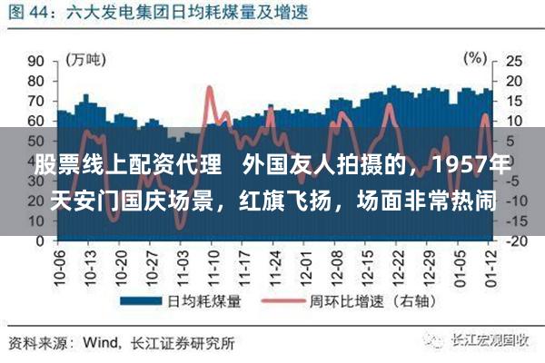 股票线上配资代理   外国友人拍摄的，1957年天安门国庆场景，红旗飞扬，场面非常热闹