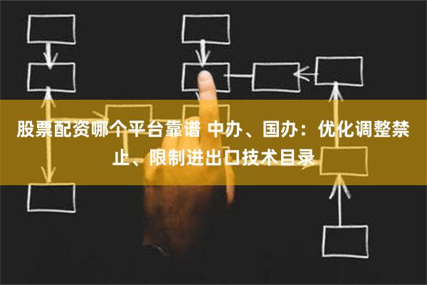 股票配资哪个平台靠谱 中办、国办：优化调整禁止、限制进出口技术目录