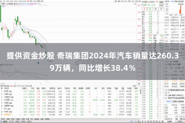 提供资金炒股 奇瑞集团2024年汽车销量达260.39万辆，同比增长38.4％